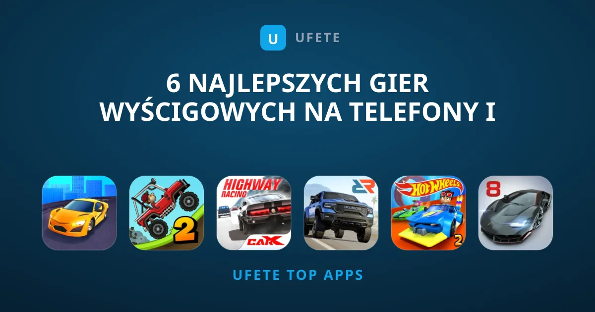 6 Najlepszych Gier Wyścigowych na Telefony i Smartfony